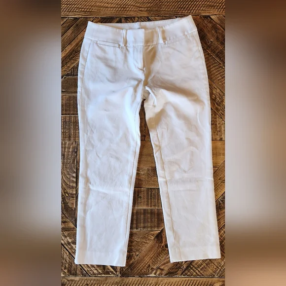 LOFT Pants Jumpsuits Loft Riviera Pants In Marisa Fit White Size Poshmark